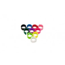 Clickringen mix 10 kleuren - Vogel - 12mm - 100 stuks 12MM