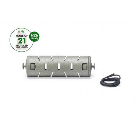 Beeztees Snackroller -  Kippen Accessoires - 100% Gerecycled Plastic - Grijs/Groen - 22,5x6,5x6,5 cm 22,5X6,5X6,5