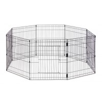 Beeztees Simi - Knaagdier- en konijnenren - XL - met Deur - 8 Panelen - Paneel 58x62 cm - Dia 155 cm 60X70 - DIA. 155 CM