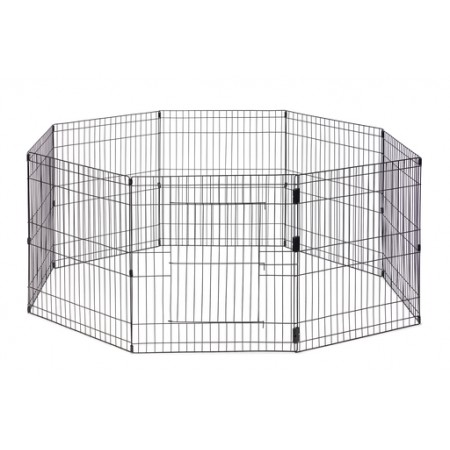 Beeztees Simi - Knaagdier- en konijnenren - XL - met Deur - 8 Panelen - Paneel 58x62 cm - Dia 155 cm 60X70 - DIA. 155 CM