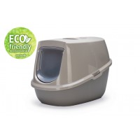 Beeztees Norah Eco - Kattenbak - Grijs/Wit - 54,5x39x39 cm 54,5X39X39