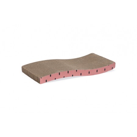 Beeztees Dots - Krabplank - Karton - Roze - 46,5x25,4x5,5 cm 46,5X25,4X5,5