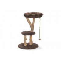 Designed By Lotte Reya  - Krabpaal - Hout - Bruin - 60x60x103 cm 60X60X103