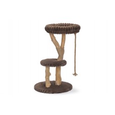 Designed By Lotte Reya  - Krabpaal - Hout - Bruin - 60x60x103 cm 60X60X103