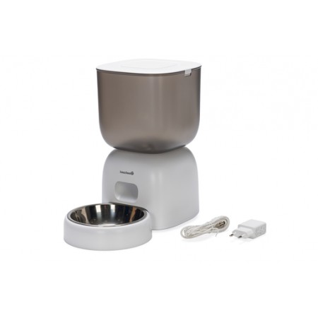 Beeztees Chris - Smart Voerbak Kat - Plastic - Wit - 32x32,7x8,7 cm - 3 liter 32X32,7X8,7