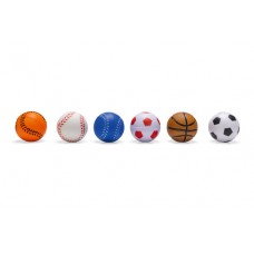 Beeztees Sportbal - Kattenspeelgoed - Assorti - 4 cm 4x4x4