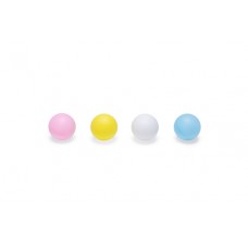 Beeztees Kitten Pingpong Ballen - Kattenspeelgoed - Plastic - Geel, blauw, wit, roze - 4 cm - 4 stuks 4x4x4
