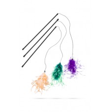 Beeztees Struisvogelveren - Kattenhengel - Assorti - 70 cm 70x1x1