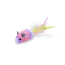 Beeztees Kitten Muis Mosey - Kattenspeelgoed - Multi - Chenille - 17x3x3 cm 17x3x3