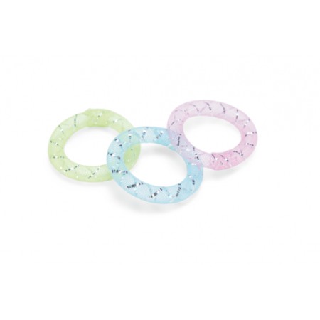 Beeztees Kitten Ringetje Ringo - Kattenspeelgoed - Polyester - Assorti - 3 stuks - 4,5x4,5x1 cm 4.5x4.5x1