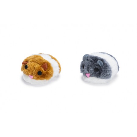 Beeztees Trillende Hamster - Kattenspeelgoed - Assorti - 7x6,5x5,5 cm 7x6.5x5.5