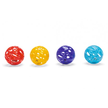 Beeztees Speelballetje - Kattenspeelgoed - Assorti - 4 cm 4x4x4
