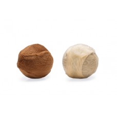 Beeztees Tennisballetje - Kattenspeelgoed - Pluche - Assorti - 4 cm 4x4x4