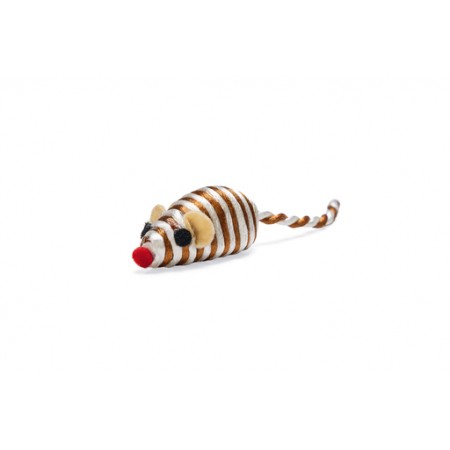 Beeztees Wikkelmuisje - Kattenspeelgoed - Assorti - 5x2,5x2,5 cm 5x2.5x2.5