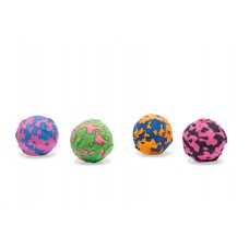 Beeztees Funny Bal - Kattenspeelgoed - Textiel - Assorti - 4 cm 4x4x4