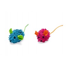 Beeztees Muis Nova - Kattenspeelgoed - Pluche - Assorti - 12x3x3 cm 12x3x3