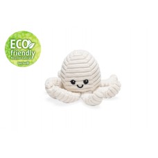 Beeztees Eco Octopus Nome - Kattenspeelgoed - Pluche - 100% Gerecycled - Beige - 6,5x8x12 cm 6.5x8x12