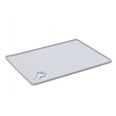 Simons Cat Placemat - Kattenvoerbak - Silicone - Lichtblauw - 40x30x1 cm 40x30x1