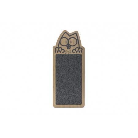 Simons Cat Krabplank - Krabplank - Hout - Beige/Grijs - 70x29x1,5 cm 70x29x1.5