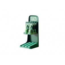 Earth rated Display - 6 Dispensers en 21 Rolletjes Poepzakjes - Plastic - Groen - 22,9x33 cm 24x21x50
