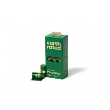 Earth rated - Hondenpoepzakjes - Gerecycled plastic - Neutraal - 21x15 stuks 6x3x3