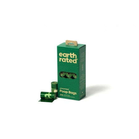 Earth rated - Hondenpoepzakjes - Gerecycled plastic - Neutraal - 21x15 stuks 6x3x3 Earth rated - Hondenpoepzakjes - Gerecycled plastic - Neutraal - 21x15 stuks 6x3x3