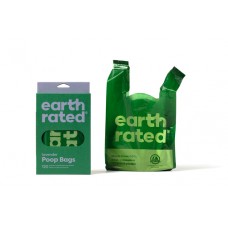 Earth rated met Handvat - Hondenpoepzakjes - Gerecycled plastic - Lavendel - 120 stuks 34.2x17.7x0.01