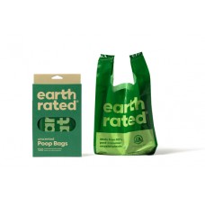 Earth rated met Handvat - Hondenpoepzakjes - Gerecycled plastic - Neutraal - 120 stuks 34.2x17.7x0.01