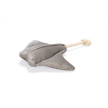 Designed by Lotte Rog Anum - Hondenspeelgoed - Velvet - Grijs - 19x24x7 cm 19x24x7