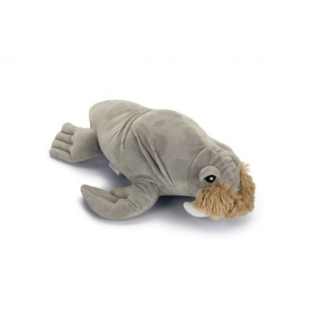 Beeztees Walrus Aiden - Hondenspeelgoed - Pluche - Grijs - 34x24x19 cm 34x24x19