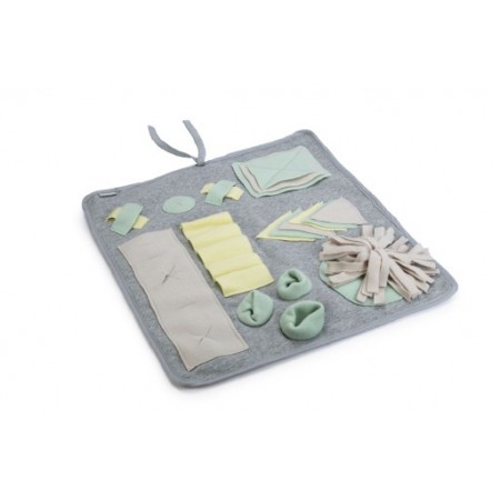 Beeztees Puppy Doeka Snuffelmat - Hondenspeelgoed - Grijs - 50x45 cm 50 X 45 CM