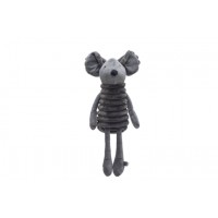 Designed by Lotte Reza Muis - Hondenspeelgoed - Pluche - Antraciet - XL - 68x33x17,5 cm 68X33X17,5