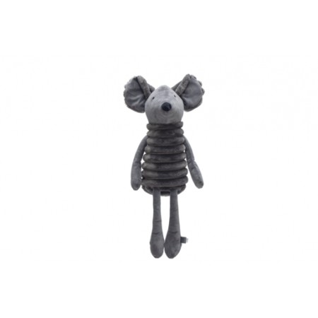 Designed by Lotte Reza Muis - Hondenspeelgoed - Pluche - Antraciet - XL - 68x33x17,5 cm 68X33X17,5