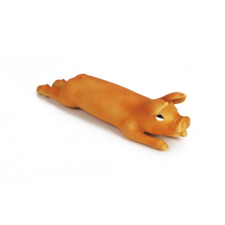 Beeztees Biggetje - Hondenspeelgoed - Oranje - Groot - 42 cm 42 