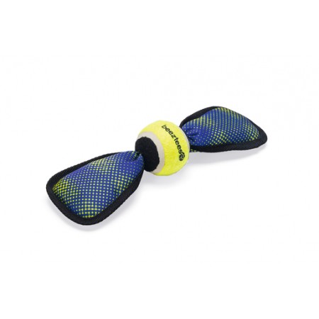 Beeztees Fetch Wing Tennisbal - Hondenspeelgoed - Nylon - Blauw/Geel - 30x9,5x6,3 cm 30x9.5x6.3 Beeztees Fetch Wing Tennisbal - Hondenspeelgoed - Nylon - Blauw/Geel - 30x9,5x6,3 cm 30x9.5x6.3