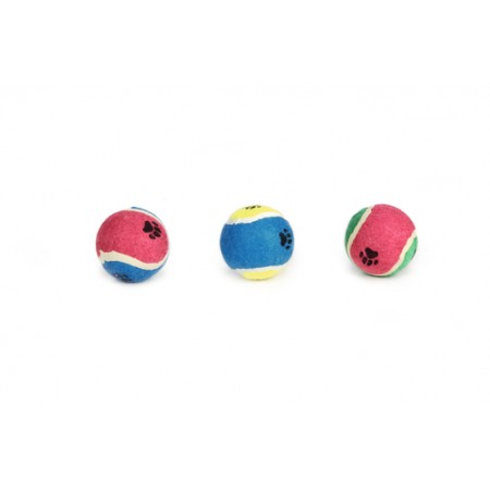 Beeztees Tennisbal met Voetafdruk - Hondenspeelgoed - Assorti - Dia. 6,5 cm 6.5x6.5x6.5 Beeztees Tennisbal met Voetafdruk - Hondenspeelgoed - Assorti - Dia. 6,5 cm 6.5x6.5x6.5