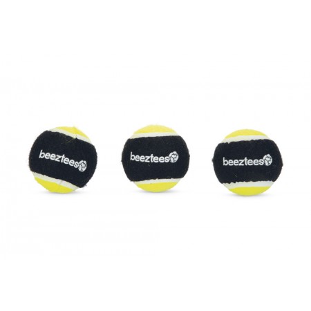 Beeztees Fetch Sponge Ball - Hondenspeelgoed - Zwart/Geel - 6,3 