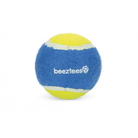 Beeztees Fetch Tennis Ball - Hondenspeelgoed - Blauw/Geel - 10 c