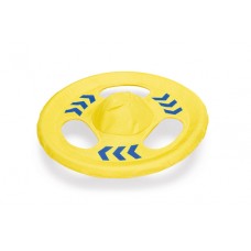 Beeztees Fetch Hondenfrisbee Tof - Hondenspeelgoed - Nylon  - Geel - 24x24x7 cm 24x24x7