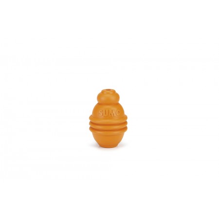 Beeztees Sumo Play - Hondenspeelgoed - Rubber - Oranje - S 6x6x8 Beeztees Sumo Play - Hondenspeelgoed - Rubber - Oranje - S 6x6x8