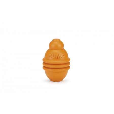 Beeztees Sumo Play - Hondenspeelgoed - Rubber - Oranje - M 8x8x12 Beeztees Sumo Play - Hondenspeelgoed - Rubber - Oranje - M 8x8x12