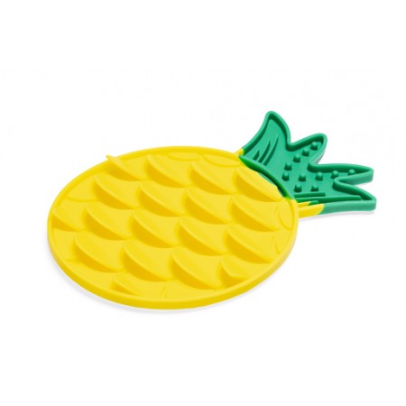 Beeztees Likmat Ananas Za - Hondenspeelgoed - Silicone - Geel - 30x20x3 cm 30X20X3