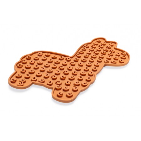 Beeztees Puppy Likmat Lama Molly - Hondenspeelgoed - Silicone - Terracotta - 25x22x1 cm 25X22X1
