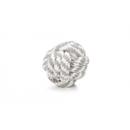 Beeztees Touwbal - Hondenspeelgoed - Beige/Wit - 10 cm 10x10x10 Beeztees Touwbal - Hondenspeelgoed - Beige/Wit - 10 cm 10x10x10