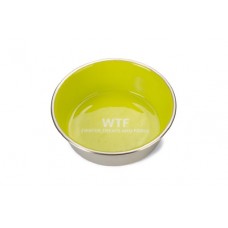 Beeztees Voer- en Drinkbak WTF - Hond - RVS - Groen - 16cm 16X16X5