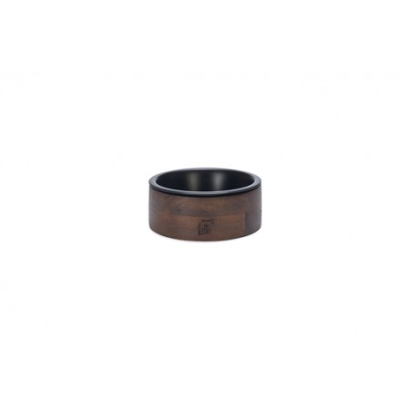Designed by Lotte Milani - Hondenvoerbak - Hout/RVS - Zwart - 17x17x7 cm - 800 ml 17X17X7 Designed by Lotte Milani - Hondenvoerbak - Hout/RVS - Zwart - 17x17x7 cm - 800 ml 17X17X7