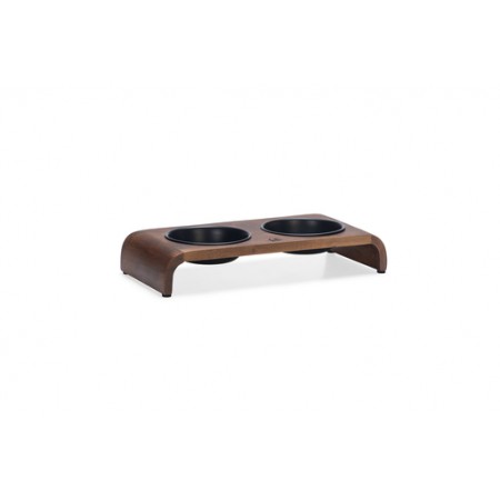 Designed by Lotte Melora - Dinerset Kat - Hout/RVS - Zwart - 36x17x6,5 cm - 350 ml 36X17X6,5 Designed by Lotte Melora - Dinerset Kat - Hout/RVS - Zwart - 36x17x6,5 cm - 350 ml 36X17X6,5
