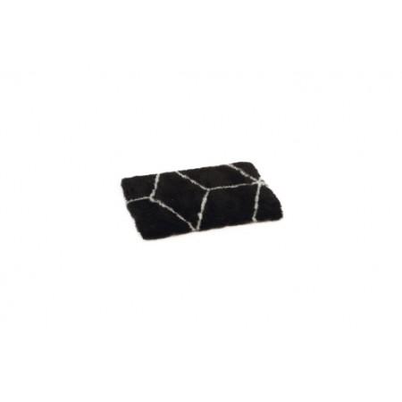 Beeztees Eco Vetbed Qub - Hondenmat - Bench - Zwart/Grijs - 49x36cm 49X36X3