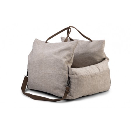 Beeztees Zia - Autostoel Hond - Beige - 55x46x40 cm 55x55x40 Beeztees Zia - Autostoel Hond - Beige - 55x46x40 cm 55x55x40