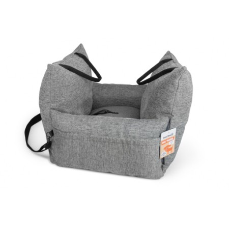 Beeztees Zia - Autostoel Hond - Grijs - 55x46x40 cm 55x55x40